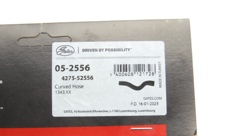 Фото 2 - Патрубок системи охолодження Gates 05-2556 (052556)