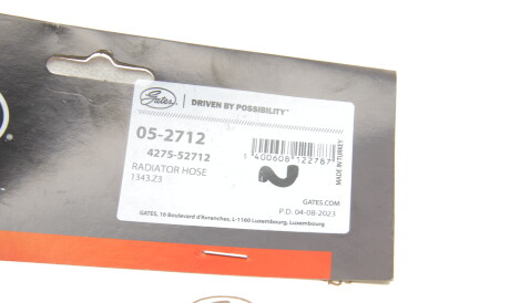 Фото 2 - Патрубок системи охолодження Gates 05-2712 (052712)