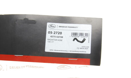 Фото 2 - Патрубок системи охолодження Gates 05-2720 (052720)