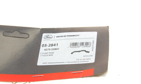 Фото 2 - Патрубок системи охолодження Gates 05-2841 (052841)