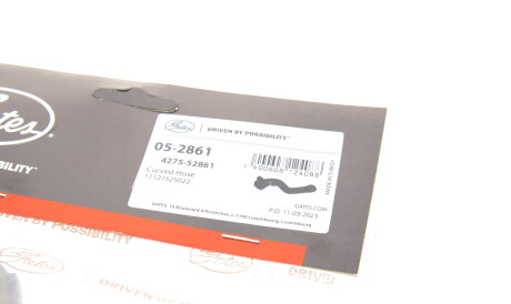 Фото 2 - Патрубок системы охлаждения Gates 05-2861