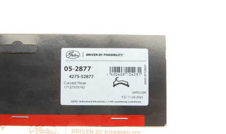 Фото 2 - Патрубок системи охолодження Gates 05-2877 (052877)