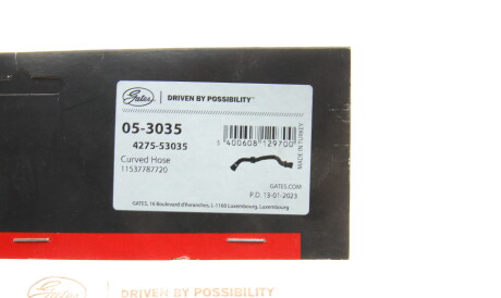 Фото 2 - Патрубок системи охолодження Gates 05-3035 (053035)