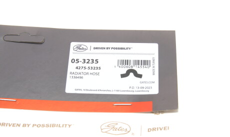 Фото 2 - Патрубок системы охлаждения Gates 05-3235 (053235)