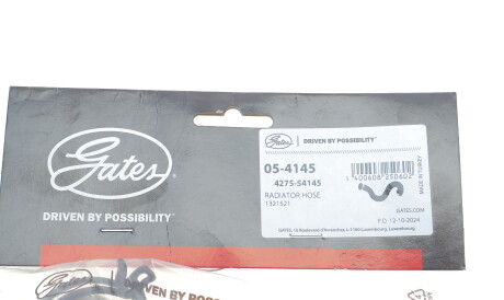 Фото 2 - Патрубок системи охолодження Gates 05-4145 (054145)