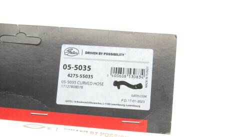 Фото 2 - Патрубок системи охолодження Gates 05-5035 (055035)