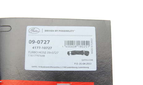 Фото 2 - Патрубок турбіни Gates 09-0727 (090727)