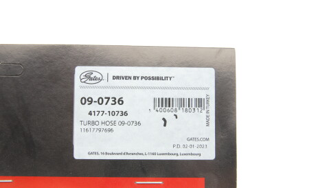 Фото 2 - Патрубок турбіни Gates 09-0736 (090736)