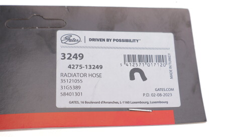 Фото 2 - Патрубок системи охолодження Gates 3249