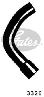 Шланг гумовий сист. охолоджен. - Gates 3326