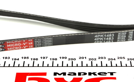 Фото 3 - Ремінь приводний Gates 4PK1483