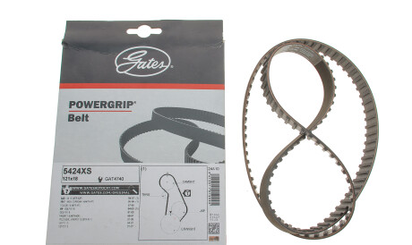 Фото 2 - Ремень ГРМ Gates 5424XS