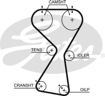 Ремень ГРМ - Gates 5534XS