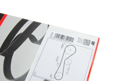 Фото 3 - Ремінь ГРМ Gates 5614XS