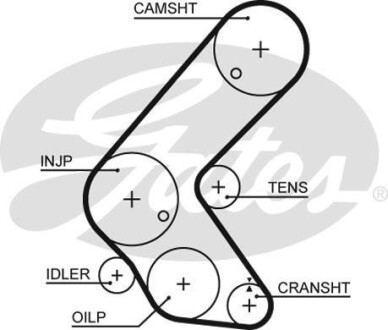 Ремінь ГРМ - Gates 5679XS