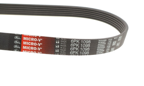 Фото 2 - Ремінь приводний Gates 6PK1098