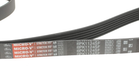 Фото 2 - Ремінь приводний Gates 6PK1124SF