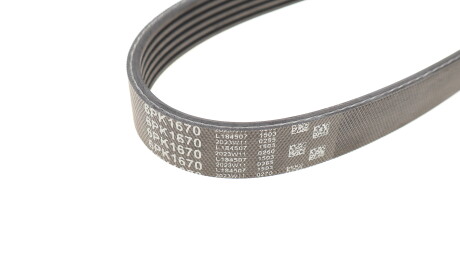 Фото 2 - Ремінь приводний Gates 6PK1670