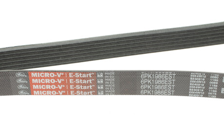 Фото 2 - Ремінь приводний Gates 6PK1986EST