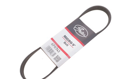 Фото 2 - Ремінь приводний Gates 6PK743