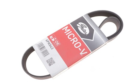 Фото 2 - Ремень приводной Gates 6PK843