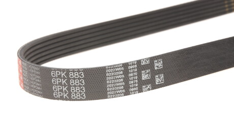 Фото 2 - Ремінь приводний Gates 6PK883