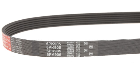 Фото 2 - Ремінь приводний Gates 6PK905