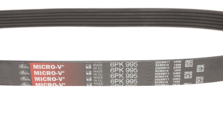 Фото 2 - Ремінь приводний Gates 6PK995