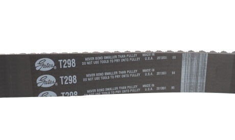 Фото 2 - Комплект ременя ГРМ Gates K01T298