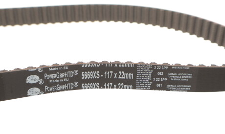 Фото 2 - Комплект ременя ГРМ Gates K035669XS