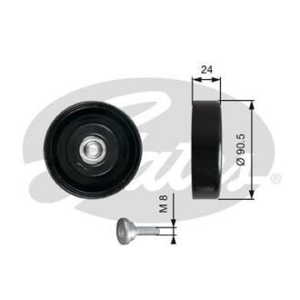 Ролик ремня приводного AUDI A4/A6 00- - (06B903341, 06B903341B, 6B903341) Gates T36251