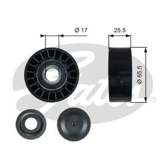 Паразитный / ведущий ролик, поликлиновой ремень - Gates T36376
