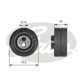 (7786-21183) Натяжний ролик ременя ГРМ POWERGRIP TENSIONER - Gates T41141