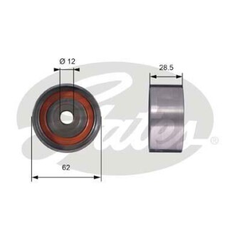Паразитный / Ведущий ролик, зубчатый ремень - (1350364010, 1350364020, 1350364021) Gates T42027 (фото 1)
