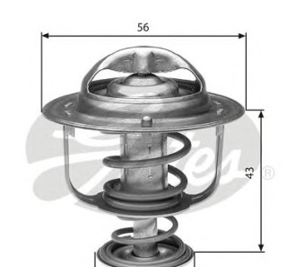 Термостат, охлаждающая жидкость - Gates TH31271G1