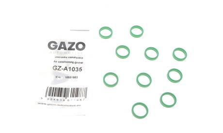 Прокладка системи кондиціонування повітря Fiat Doblo 10- (к-кт) - GAZO GZ-A1035