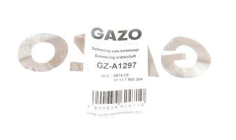 Фото 2 - Сальник коленвала GAZO GZ-A1297 (GZA1297)