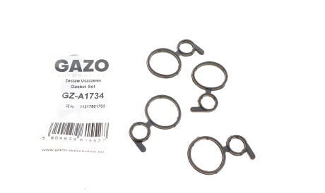 Прокладка форсунки BMW X5 (F15/F85/G05/F95/E70) 08-18 (N57/N47) (к-кт 4 шт) - GAZO GZ-A1734