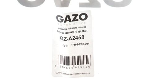 Фото 2 - Прокладка впускного колектора GAZO GZ-A2458 (GZA2458)