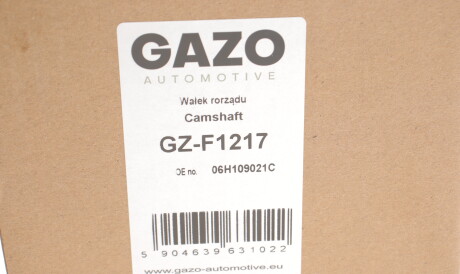 Фото 2 - Розподільний вал GAZO GZ-F1217