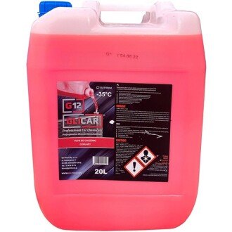 Антифриз Liquid G12 Red Ready-mix -35°C красный, 20л - GLICAR GL122000