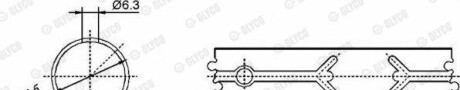 Втулка подшипника, шатун - (6010381350) Glyco 55-3635 SEMI (фото 1)
