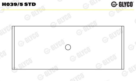 Подшипник коленвала - Glyco H039/5 STD