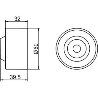 Фото 4 - Обводной ролик ремня ГРМ GMB GT10050