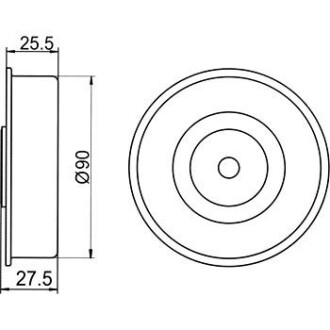 Фото 4 - Обвідний ролик ременя ГРМ GMB GT10090