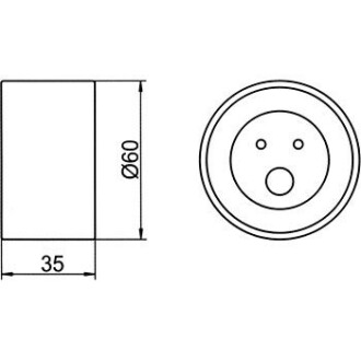 Фото 4 - Натяжний ролик ременя ГРМ GMB GT10100