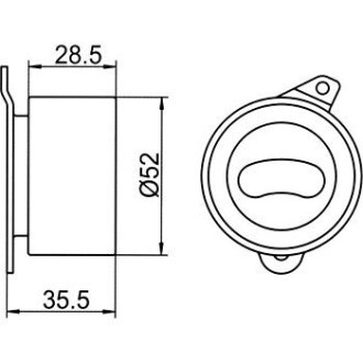 Фото 4 - Натяжной ролик ремня ГРМ GMB GT20010