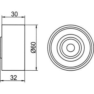 Фото 5 - Обводной ролик ремня ГРМ GMB GT20030