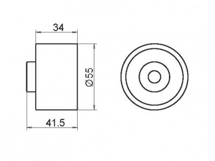 Фото 5 - Обвідний ролик ременя ГРМ GMB GT20110