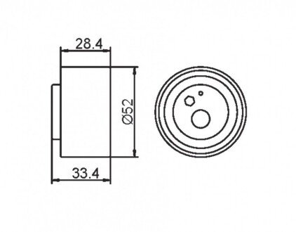 Фото 4 - Натяжний ролик ременя ГРМ GMB GT20140